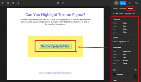 Can You Highlight Text On Figma WebsiteBuilderInsider