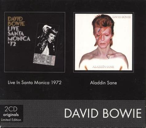 David Bowie 2CD Originals Live In Santa Monica 1972 Aladdin Sane