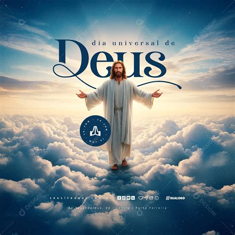 Dia Universal De Deus - Dia Universal de Deus 14 de Junho Social Media PSD Editável [download ...