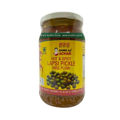 Aama Ko Achar Hot And Spicy Lapsi Pickle 400 G Send Gifts And Money To Nepal Online From