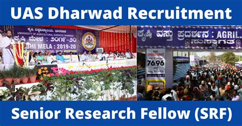 Uas Dharwad Recruitment Walk In Senior Research Fellow Post