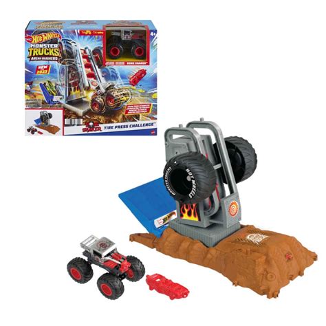 Hot Wheels Monster Trucks Arena De Demolicion Bone Shaker Jugueter As Ansaldo