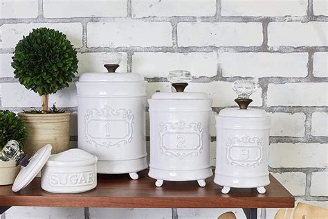 The 10 Best White Kitchen Canister Set November 2024