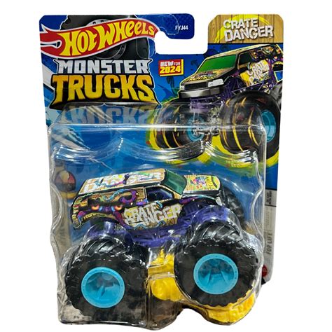 Hot Wheels Monster Trucks Crate Danger Action Figure Walmart