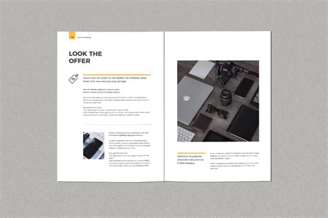 minimal proposal  behance