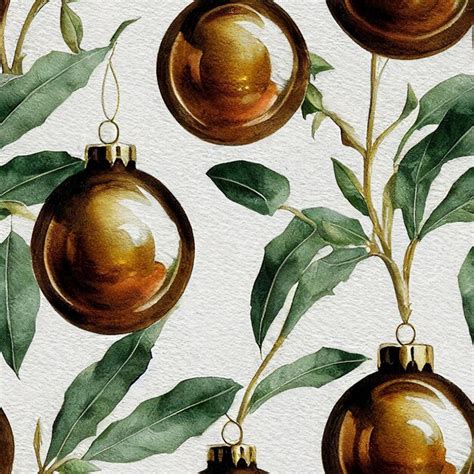 Premium Photo Christmas Decorations Christmas Ball Seamless Return