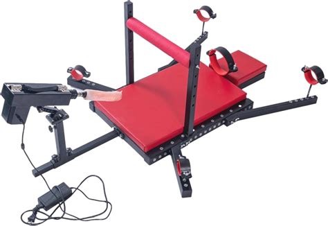 Sex Stuhl Sexmaschine SM Bondage Set Mit Handschellen Fußfesseln Halsband Verstellbar