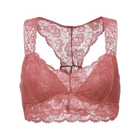 Wlylongift New Women Special Offer Plus Size Vest Crop Wire Free Bra Lingerie Sexy V Neck