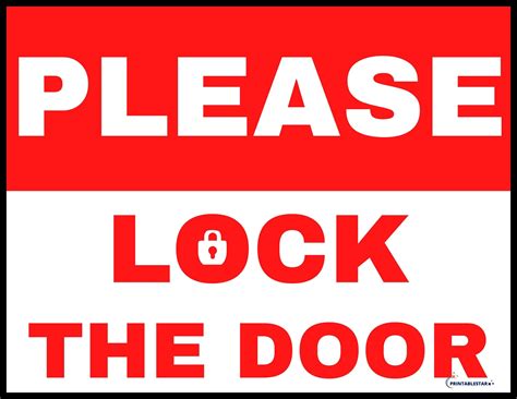 Please Lock The Door Sign Free Download Chinese New Year Signs Happy
