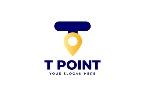 Letter T Pin Point Logo Design Graphic By Blacksweet · Creative Fabrica