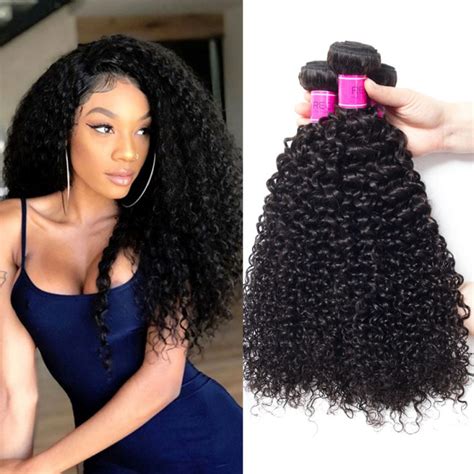 Brazilian Hair Weave Bundles Bouncy Curly Bundles Recool Hair