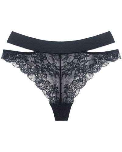 Blue Monique Morin Lingerie Lingerie For Women Lyst