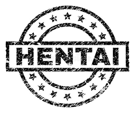 O Grunge Textured O Selo Do Selo De Hentai Ilustra O Do Vetor Ilustra O De Envelhecido