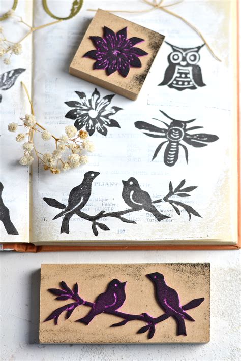 How To Make Diy Vintage Foam Stamps Dreams Factory