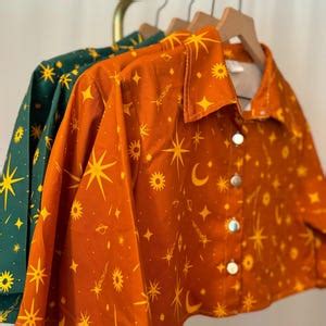 Celestial Babe Cropped Jacket Lightweight Retro Sun Moon Stars Planets Whimsical Aesthetic S