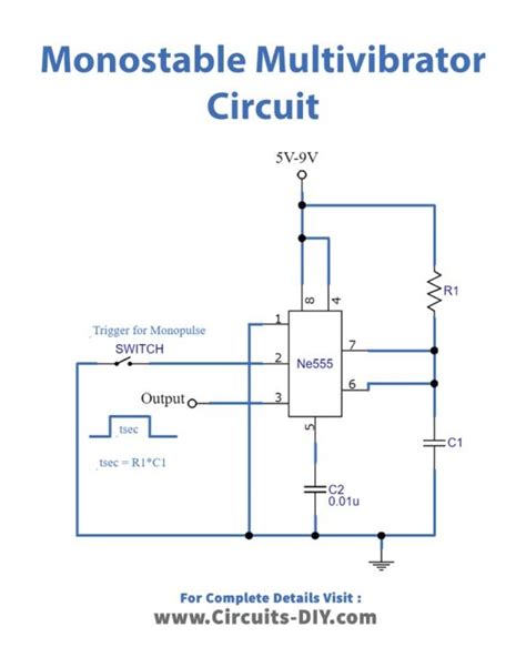 Monostable multivibrator ne555 – Artofit