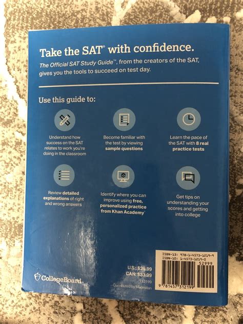 Official Sat Study Guide 2020 Edition By The College Board 2019 Trade