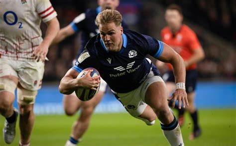 Duhan Van Der Merwe Absolutely Buzzing After Breaking Scotlands Try