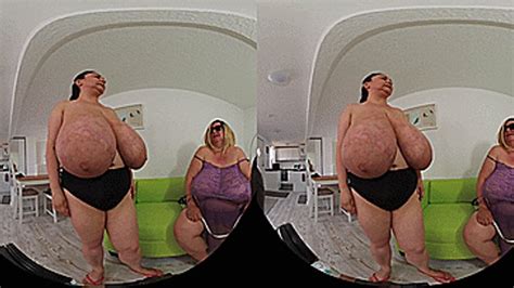 VR180 3D Big Tits Measuring With Alice And Maja Clip No 2840 4K Mp4 Version Marvellous