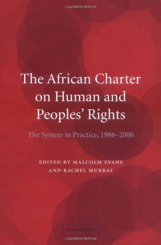 African Human Rights System First Edition Abebooks