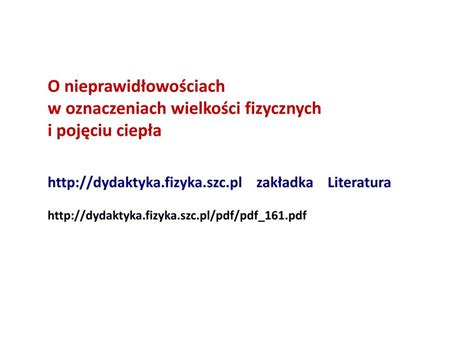 Ppt Zapis Wielko Ci Fizycznych I Wybrane Nieprawid Owo Ci Powerpoint