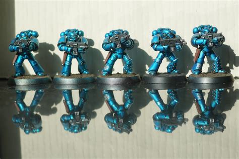 Warhammer 40k Alpha Legion Mk4 Plastic Painted Horus Heresy Model Etsy