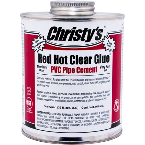 Red Hot Clear Glue Low VOC Christy S