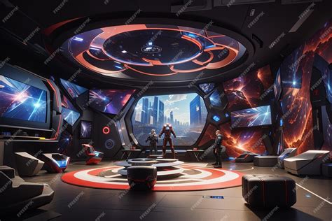 Premium AI Image | Designing the Ultimate VR Gaming Space