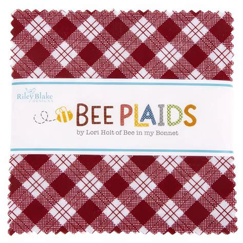 Riley Blake Bee Plaids 5 Inch Stacker By Lori Holt 42 Pcs Quilt In A Day