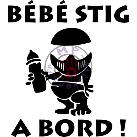 Sticker Bebe Stig Bord Mod Le