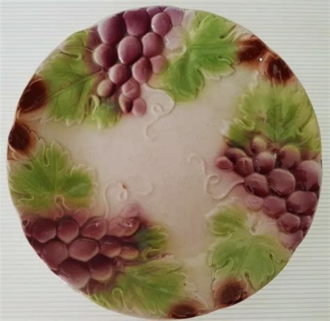 Assiette Plate En Barbotine D Onnaing Ref Eur Picclick Fr