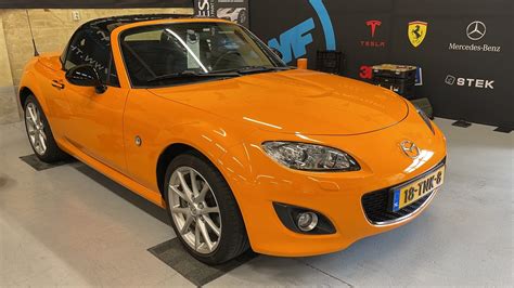 Carwrap Project Mazda Mx5 Inozetek Papaya Orange The Wrapfactory