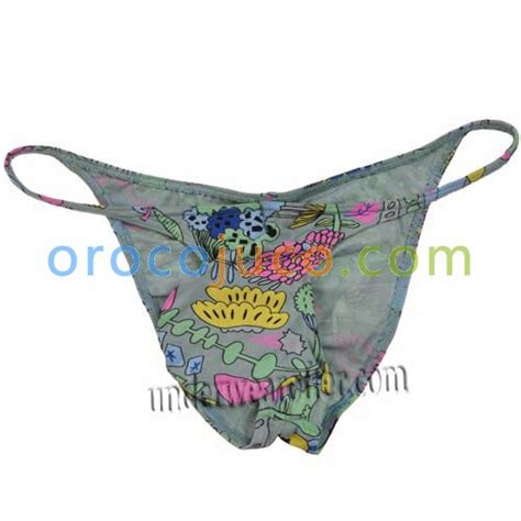 Sexy Hommes Micro Tanga Pantalons Hommes String Bikini Brillant Coton Slips Sous V Tements