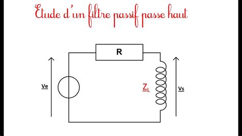 Filtre Passe Haut Passif YouTube