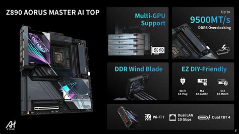 Gigabyte Unveils Full Z Motherboard Lineup Ai Top Xtreme Master