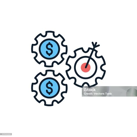 ikon strategi pemasaran  vektor logo ilustrasi stok  gambar