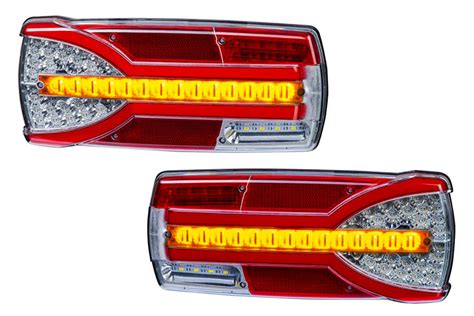 Zestaw Lampy Tylne Man Daf Mercedes Renault Iveco Lampa Ty Led Neon