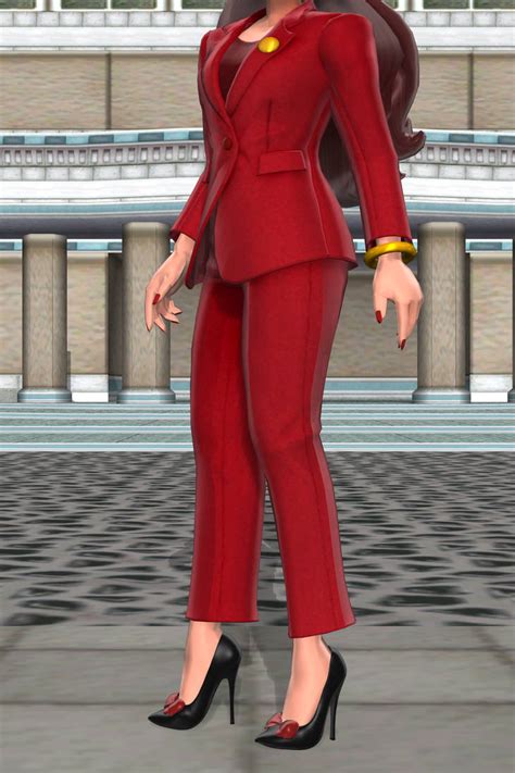 Paulines New Bow Heels Suit Version 2 By Mario And Sonic Guy On