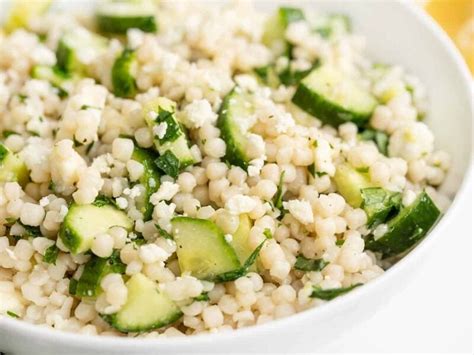 Lemony Cucumber Couscous Salad Budget Bytes