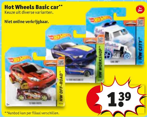 Hot Wheels Miniatuur Auto Folder Aanbieding Bij Kruidvat Details