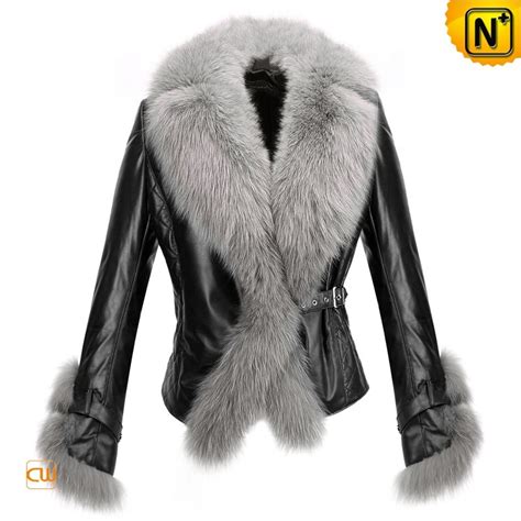 Women Leather Fur Jackets Cw611205