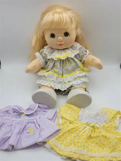 POUPÉE MY CHILD Mattel poupée blonde au yeux verts 2 robes EUR 180 00 PicClick FR