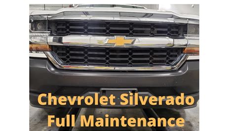 Chevy Silverado Maintenance Schedule Pdf