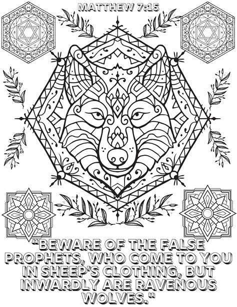 coloring pages bible 5