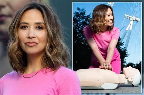 Myleene Klass Flaunts Cleavage In Tiny Red Bikini As She Sizzles On