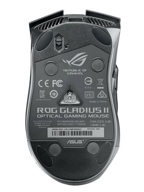 Купить Игровая мышь ASUS ROG Gladius II - цена: 3990 ₽, характеристики ...