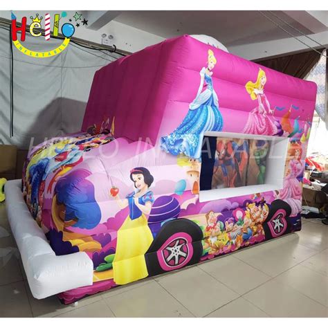 Snow White Inflatable Concession Stand Inflatable Cartoon Concession