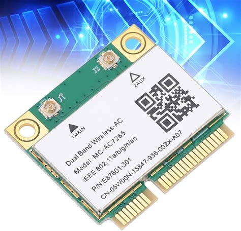 Bewinner Universal 2 4G 5G Dualband Funkkarte für Intel 7260AC 867