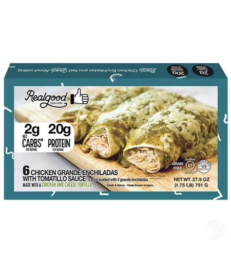 Realgood Chicken Enchiladas 27 9 Oz La Comprita