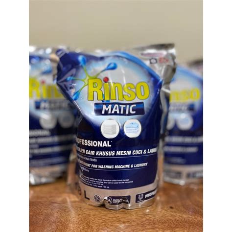 Jual Detergent Deterjen Rinso Liquid Professional Matic Liter Front